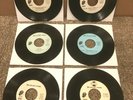 6 Rolling Stones 45 RPM Rock Promo Records Tumbling Dice Miss You Heartbreaker