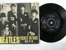 The Beatles rare single « Ticket to Ride” SUEDE