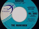 THE MARKSMEN (VENTURES): Scratch / Night Run BLUE HORIZON Surf Promo 45 MP3