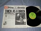 JETHRO TULL  thick as a brick  1972- FIRST UK PRESS-  CHRYSALIS (SLEEVE-M) - EX+