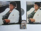 MICHAEL JACKSON Thriller Songbook / Notes + Vinyl LP GREECE + Dangerous MC