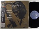 CLIFFORD BROWN/MAX ROACH Study In Brown EMARCY LP NM japan w/obi