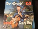 Ted Herold Schlager Rockn Roll Single Vinyl 7 Isabell/Crazy Boy Polydor 45er pop