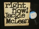 Jackie McLean LP BLUE NOTE 4215 Right Now  MONO NY  1966