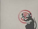 Dirty Funker (Red On Grey) - Future (Banksy Ltd Edition Artwork) - DF #280312