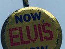 ELVIS PRESLEY - HARD TO FIND TAB BADGE AS SOLD AT THE SHOWS.