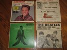 No Reserve - 4 Vintage 45 RPM Records,Beatles/Elvis/Little Richard/Jack Kingston