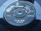 THE BEATLES ORIG 1964  SOUTH AFRICAN  45   ALL MY LOVING
