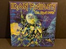 Autographed Iron Maiden Live After Death original/press vinyl & backstage pass.