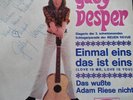 Gaby Vesper:Einmal eins,das ist eins    Deutsche Vogue mit Original Widmung