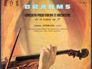 JANINE ANDRADE - Brahms - France LP Vega