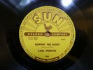 CARL PERKINS 78 SUN 243 BOPPIN' THE BLUES / ALL MAMA'S
