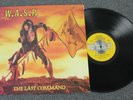 W.A.S.P. The Last Command Vinyl LP With Fan Club Order Form Capitol ST-12435