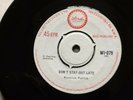 Kentrick patrick Don't stay out late reggae /ska 1964