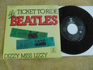 The Beatles LIVE - Ticket To Ride/Dizzy Miss Lizzy - French Picture Sleeve PS 7