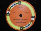 RICKY NELSON - HELLO MARY LOU 78RPM