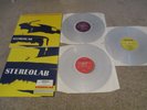STEREOLAB TRANSIENT RANDOM NOISE BURSTS WITH ANNOUNCEMENTS CLEAR VINYL 3 LP SET