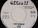 JUICE: Lady Beware / Play Your Hand SECANT Washington DC Funk Boogie Soul 45