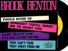 EP BROOK BENTON MERCURY 14237 EN TRES BEL ETAT