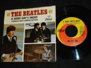 THE BEATLES 45 + PICTURE SLEEVE A Hard Day's Night ORIG 1960's CAPITOL 5222 VG++