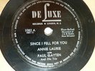 ANNIE LAURIE & PAUL GAYTEN blues 78 SINCE I FELL FOR YOU  LOVE THAT MAN TB2044