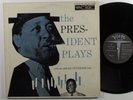LESTER YOUNG/OSCAR PETERSON TRIO The President Plays VERVE LP mono *