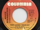 BRUCE SPRINGSTEEN rare Tenth Avenue Freeze-Out Canadian 45rpm 45 LISTEN