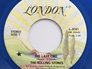 THE ROLLING STONES rare The Last Time blue vinyl Canadian NM CDN 45rpm