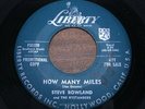 STEVE ROWLAND   How Many More Miles   NR EX/EX   1956 USA LIBERTY 55030   Rockab