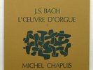 MICHEL CHAPUIS - JS BACH organ works vol.1 VALOIS CMB1 5xLPs box EX++