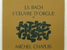 MICHEL CHAPUIS - JS BACH organ works vol.3 VALOIS CMB3 5xLPs box NM