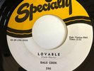 R&B 45 - DALE COOK (AKA SAM COOKE) - LOVABLE / FOREVER - SPECIALTY
