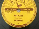 THE PRISONAIRES Baby Please / Just Walkin' In The Rain Sun 186 10” 78 Doo-wop V+