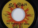 Garage Punk 45 SWAMP RATS No Friend Of Mine ST. CLAIR HEAR