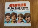 The Beatles’All You Need Is Love’ original 7” picture sleeve only very good cond