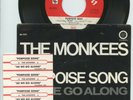 Rare Rock 45 & Pic Sleeve with Title Strip - The Monkees - Porpoise Song - M-