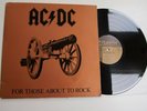 AC/DC - FOR THOSE ABOUT TO ROCK LP N MINT VINYL Original 1981 UK 1st Press Album