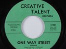 Psych Mod Garage 45 TRANE One Way Street CREATIVE TALENT HEAR