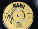 ALTON ELLIS   Hey World / Harder and Harder 7” vinyl single 1971 Banana VG+