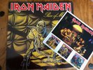 IRON MAIDEN PIECE OF MIND ORIGINAL LP + FAN CLUB FLYER - EX+