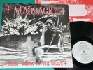 Massacre - From womb to the grave BRAZIL RARE 1st press LP 1987 FINNISH HC