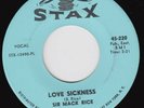 SIR MACK RICE Love Sickness *M-* ORIG US 45 pounding northern soul r&b HEAR