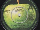 YOKO ONO Plastic Ono Band 7” UK Demo Death Of Samantha 1973 Orig. Lennon Beatles
