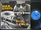 MAX ROACH Deeds, Not Words LP RIVERSIDE RLP 12-280 US 1958 DG MONO Booker Little