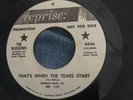 The Blossoms That’s When The Tears Start Promo 45 Northern Soul  Ex-nm