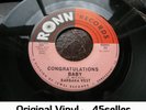? BARBARA WEST 'Congratulations Baby' EX- + Cover ORIGINAL Northern Soul 45 HEAR