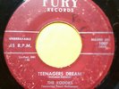 THE KODOKS Teenagers Dream b/w Little Boy And DOO WOP 45 Fury 1007 maroon KODAKS