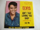 Elvis Presley 45 PS Ain't That Loving You Baby(Red Vinyl reissue)(RCA 8440, USA)