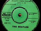 THE BEATLES-CHILE RARE SINGLE ODEON LIGHT GREEN 