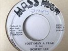 rare digi reggae 45 ROBERT LEE Youthman a Fear MASS HUGH digital dancehall HEAR